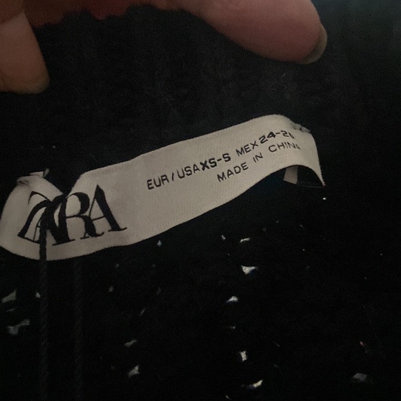 Zara Striped Cable Knit Sweater Fit loose - Picture 11 of 12